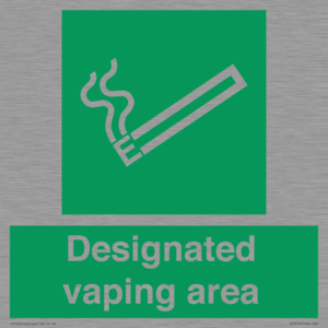 Designated vaping area